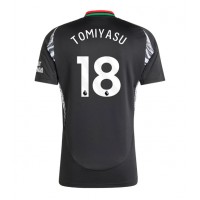 Camiseta Arsenal Takehiro Tomiyasu #18 Segunda Equipación Replica 2024-25 mangas cortas